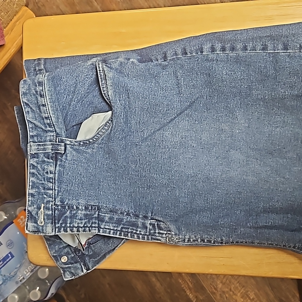 Jamaica Bay Long Denim Skirt